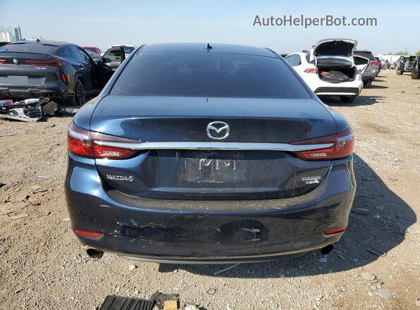 JM1GL1TY4M1616152 2021 MAZDA 6 Синий Вид сзади