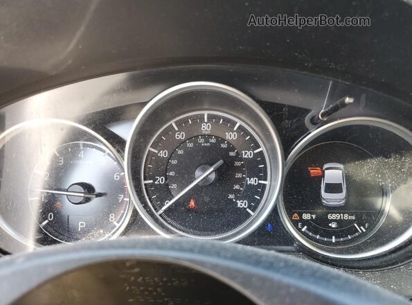 JM1GL1TY4M1616152 2021 MAZDA 6 Синий Вид щитка приборов