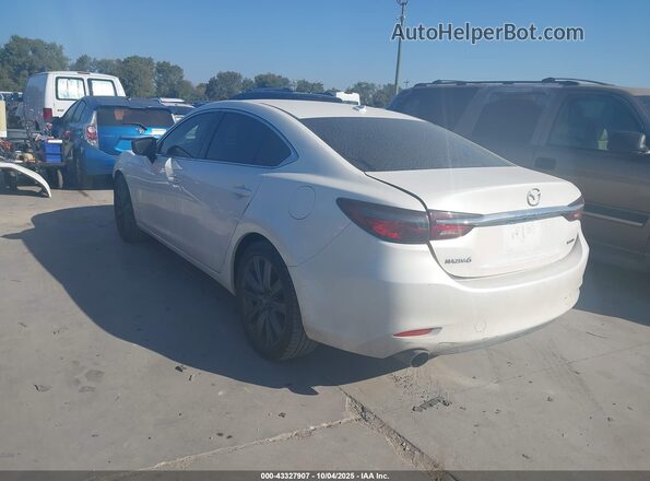 JM1GL1TY6M1613463 2021 MAZDA 6 White Trasero izquierdo