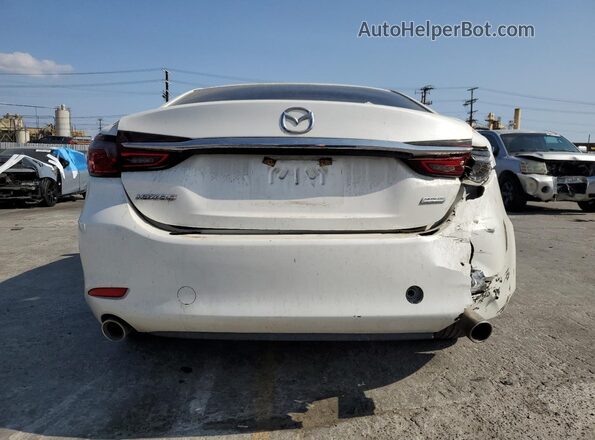 JM1GL1UM0J1334422 2018 MAZDA 6 Белый Вид сзади