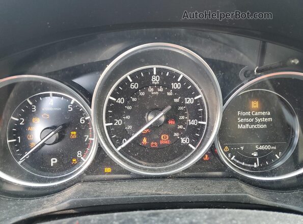 JM1GL1UM5K1507997 2019 MAZDA 6 Blue Вид щитка приладів