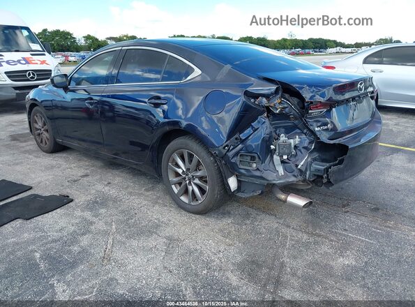 JM1GL1UM5M1601008 2021 MAZDA 6 Blue Trasero izquierdo