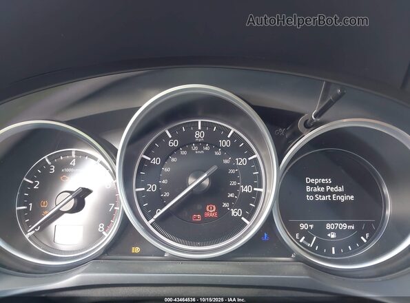 JM1GL1UM5M1601008 2021 MAZDA 6 Blue Vista de los asientos traseros