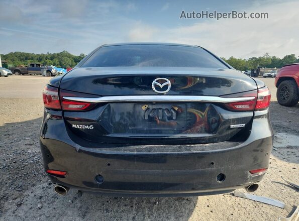 JM1GL1UM6L1518072 2020 MAZDA 6 Black Вид ззаду