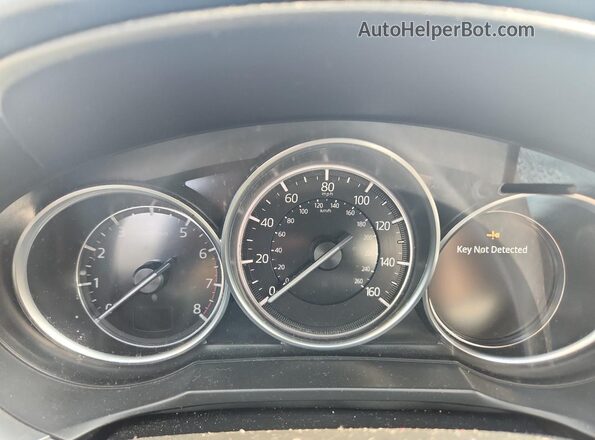 JM1GL1UM6L1518072 2020 MAZDA 6 Black Вид щитка приладів