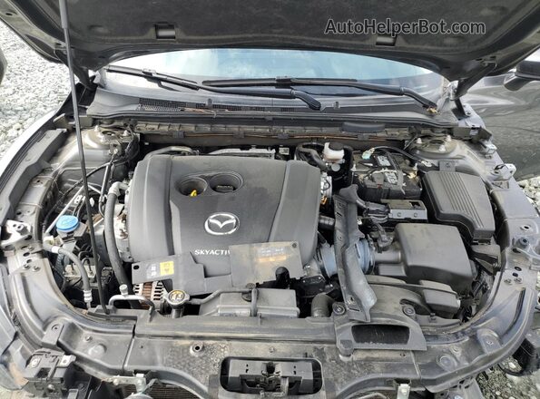 JM1GL1UM9M1613162 2021 MAZDA 6 Угольный Вид задней части салона