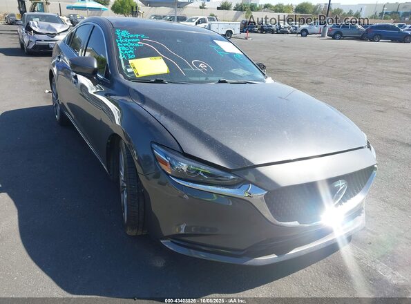 JM1GL1VM0K1508294 2019 MAZDA 6 Gray Rear interior view