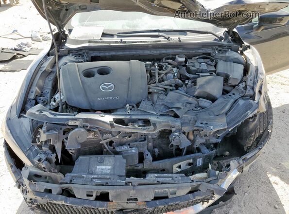 JM1GL1VM1L1512209 2020 MAZDA 6 Black უკანა სალონის ხედი