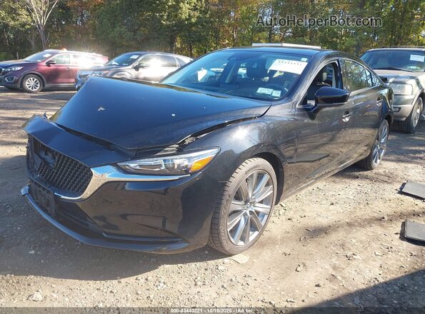 JM1GL1VM2M1604382 2021 MAZDA 6 Black Front left