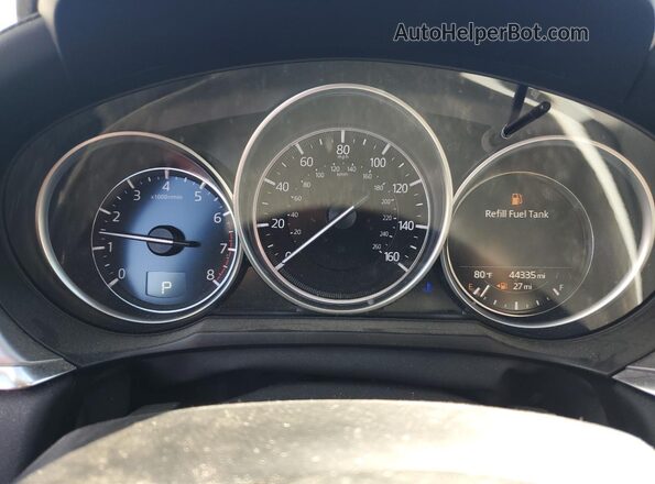 JM1GL1VM2M1617844 2021 MAZDA 6 Gray Սարքավորումների վահանակի տեսք