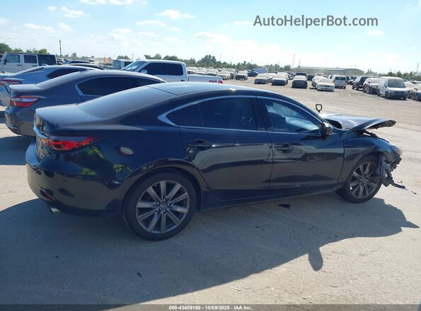 JM1GL1VM3J1306905 2018 MAZDA 6 Black უკანა სალონის ხედი