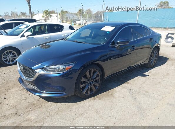 JM1GL1VM3M1602821 2021 MAZDA 6 Blue Front left