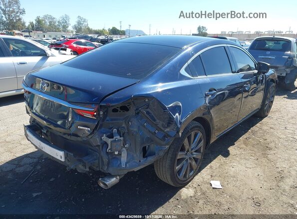 JM1GL1VM3M1602821 2021 MAZDA 6 Blue Rear right