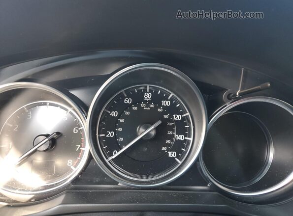 JM1GL1VM3M1614385 2021 MAZDA 6 Black Widok zestawu wskaźników