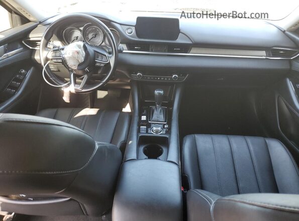 JM1GL1VM3M1614385 2021 MAZDA 6 Black Widok deski rozdzielczej