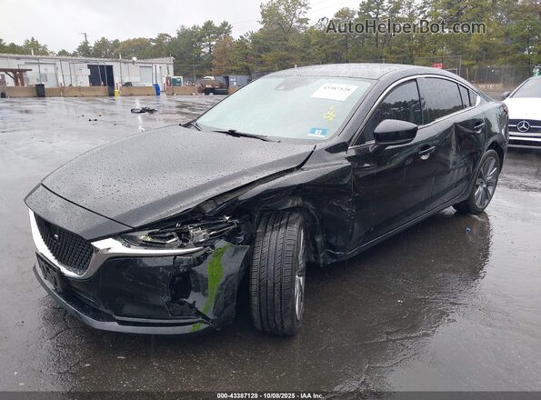 JM1GL1VM4K1500294 2019 MAZDA 6 Black Передня ліва чверть