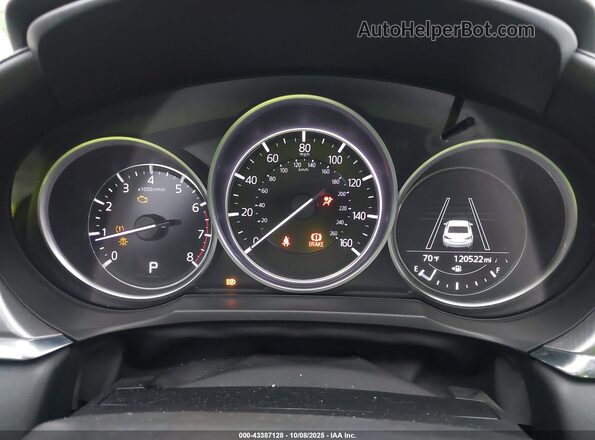 JM1GL1VM4K1500294 2019 MAZDA 6 Black Вид задніх сидінь
