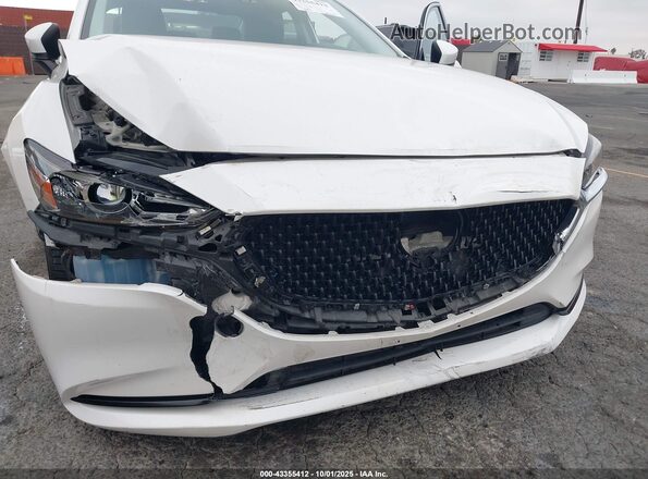 JM1GL1VM4M1601953 2021 MAZDA 6 White Widok z przodu