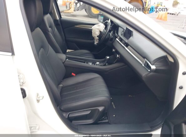 JM1GL1VM4M1601953 2021 MAZDA 6 White Widok wnętrza z przodu