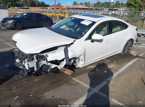 JM1GL1VM5M1605350 2021 MAZDA 6 White Przód lewy