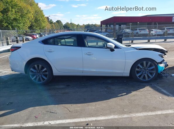 JM1GL1VM5M1605350 2021 MAZDA 6 White Widok wnętrza 360 stopni
