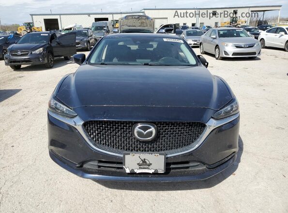 JM1GL1VM6M1602277 2021 MAZDA 6 Синий Вид спереди