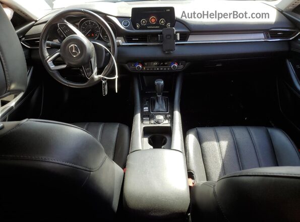 JM1GL1VM6M1602277 2021 MAZDA 6 Синий Вид панели приборов