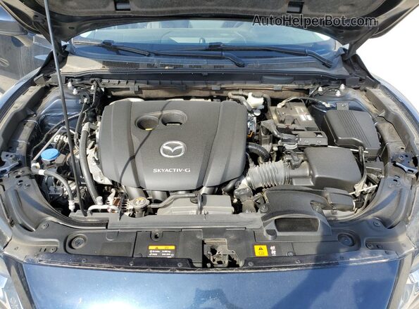 JM1GL1VM6M1602277 2021 MAZDA 6 Синий Вид задней части салона