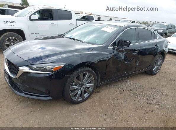JM1GL1VM6M1613229 2021 MAZDA 6 Black Przód lewy