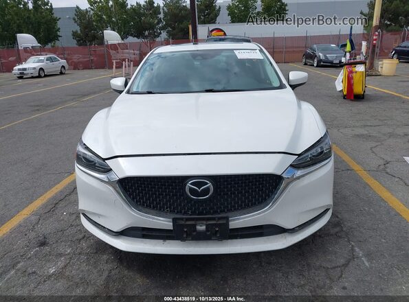 JM1GL1VM7L1524428 2020 MAZDA 6 White ხელსაწყოთა პანელის ხედი