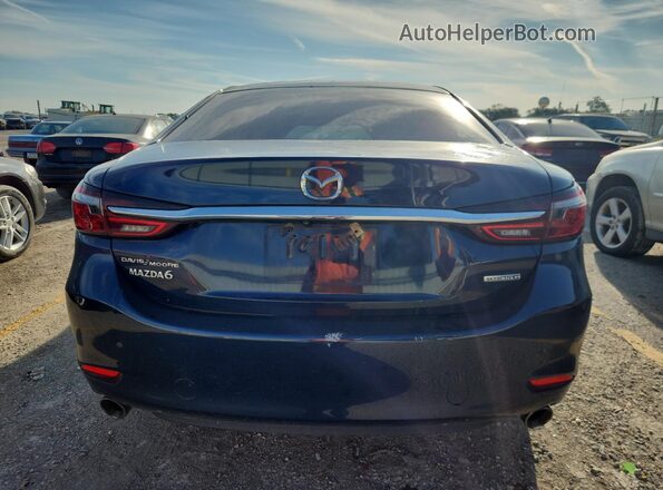 JM1GL1VM8K1505711 2019 MAZDA 6 Blue Вид ззаду