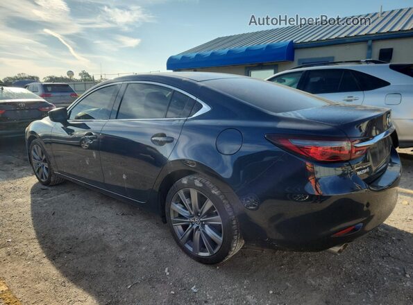 JM1GL1VM8K1505711 2019 MAZDA 6 Blue Задня ліва чверть