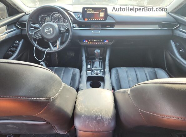 JM1GL1VM8K1505711 2019 MAZDA 6 Blue Вид панелі приладів