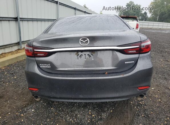 JM1GL1VM8M1604063 2021 MAZDA 6 Gray Հետևի տեսք