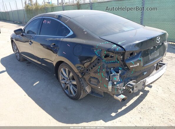 JM1GL1VM8M1605049 2021 MAZDA 6 Black Հետևի ձախ