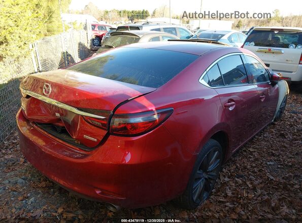 JM1GL1VM8M1605195 2021 MAZDA 6 Red Հետևի աջ