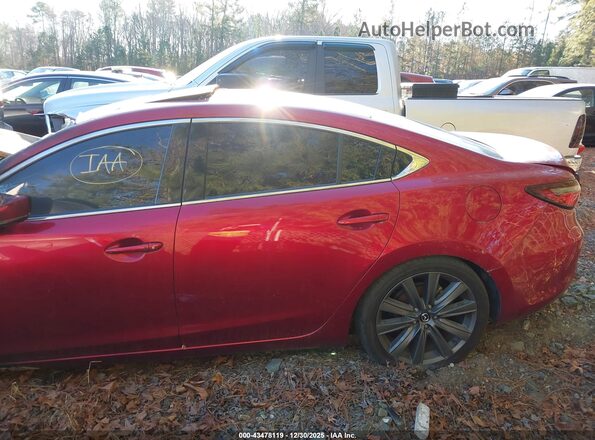 JM1GL1VM8M1605195 2021 MAZDA 6 Red Հետևի ձախ
