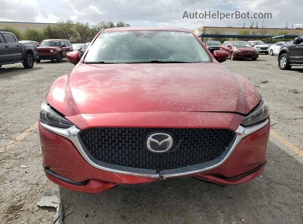JM1GL1VM9M1613743 2021 MAZDA 6 Red Widok z przodu