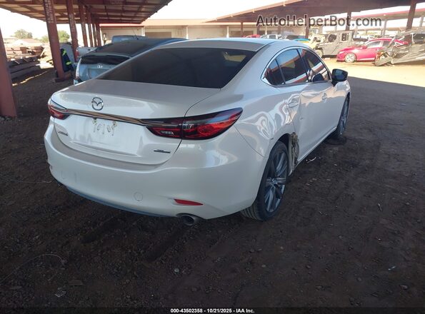 JM1GL1VMXK1508061 2019 MAZDA 6 Белый Задняя правая четверть