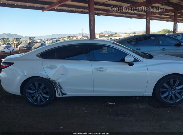 JM1GL1VMXK1508061 2019 MAZDA 6 Белый Вид задней части салона