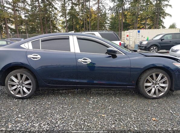 JM1GL1WY6L1527273 2020 MAZDA 6 Blue Widok wnętrza z tyłu