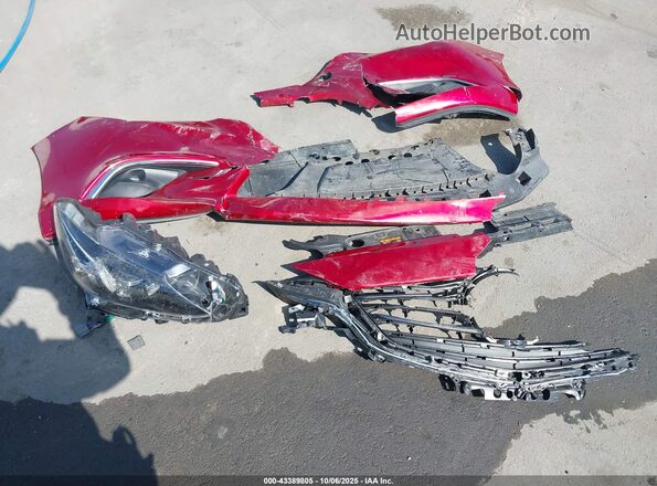 JM1GL1X54H1112982 2017 MAZDA 6 Красный Вид щитка приборов