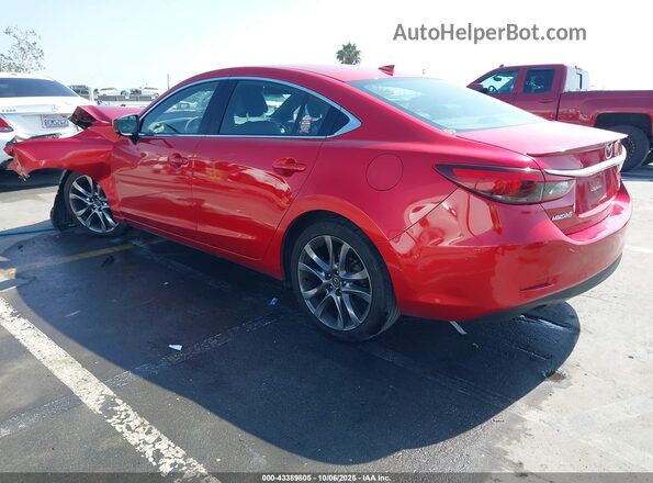 JM1GL1X54H1112982 2017 MAZDA 6 Красный Задняя левая четверть