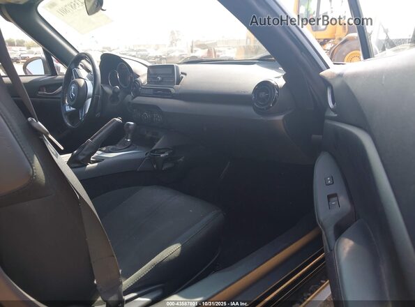 JM1NDAB75G0115861 2016 MAZDA MX-5 MIATA Black Widok wnętrza z przodu