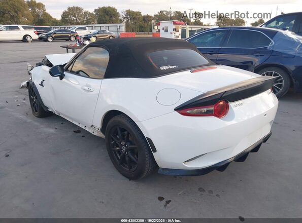 JM1NDAB75K0300176 2019 MAZDA MX-5 MIATA White Rear left