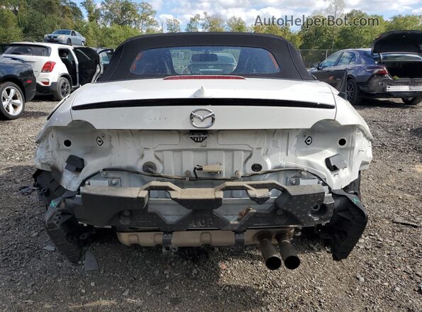 JM1NDAC72H0124811 2017 MAZDA MX-5 Белый Вид сзади