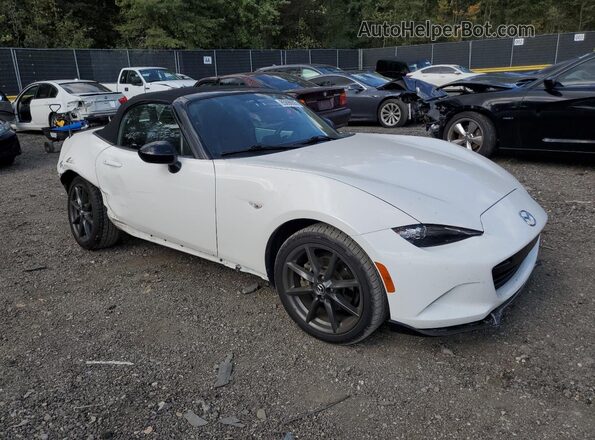 JM1NDAC72H0124811 2017 MAZDA MX-5 Белый Передняя правая четверть