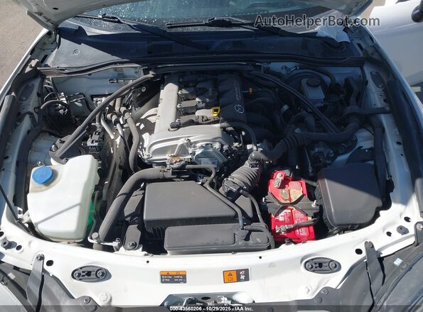 JM1NDAC78G0105372 2016 MAZDA MX-5 MIATA White Вид ззаду