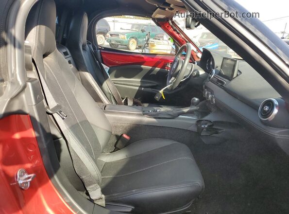 JM1NDAD76N0508889 2022 MAZDA MX-5 Red Rear seats view