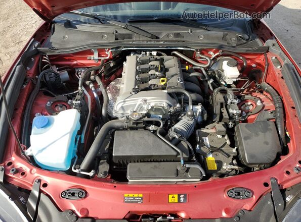 JM1NDAD76N0508889 2022 MAZDA MX-5 Red Rear interior view